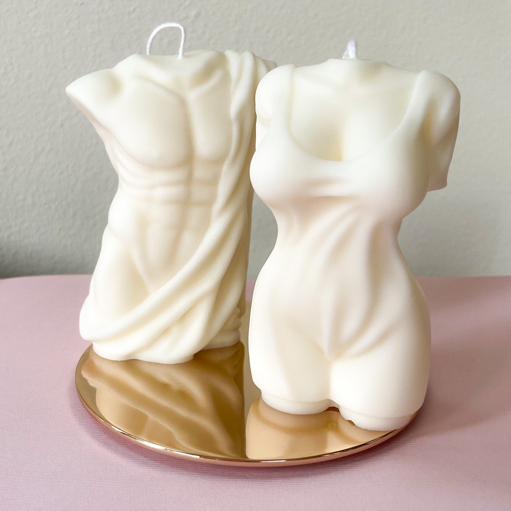 Man and Woman Body Candle | Couple Candle | Gift ideas | Sculptural Candle
